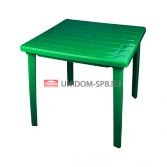 * Стол квадратный (800х800х740)(зеленый)     М2596