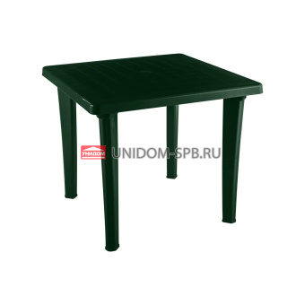 Стол квадратный Элластик (темно-зеленый)   (1)
