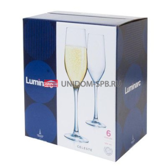 Набор бокалов для шампанского 6 шт. 160 мл Селест     (4) (96)     L5829