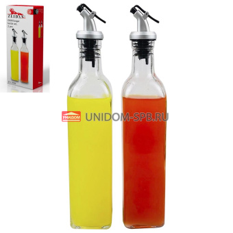 Набор бутылок для масла и уксуса с дозатором 2пр., п/у    (1)     Z-11056