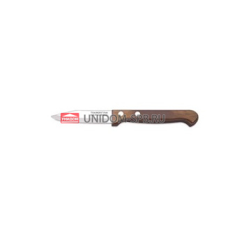 Нож Polywood овощной 8см, с деревянной ручкой, в блистере, коричн.     (12) (60)     21118/193
