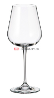 Набор бокалов 6пр. для вина Crystalite Bohemia Ardea/Amudsen 450мл   (1)   36681