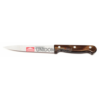Нож Polywood для мяса 15см, с деревянной ручкой, в блистере, коричн.     (60)     21139/196