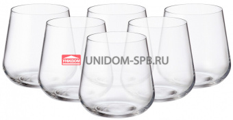 Набор стаканов для воды 6 пр. Crystalite Bohemia Ardea/Amudsen 320 мл   (1)     36682