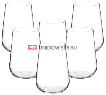 Набор стаканов для воды Crystalite Bohemia Ardea/Amudsen 470 мл (6 шт) 36683